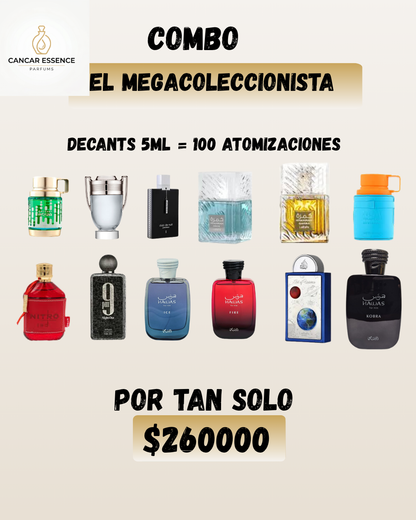 El Megacoleccionista (Todas las 12 fragancias) 5ml